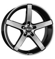 Brock B35 7,5x17 ET36 5x105 56,6 schwarz matt vollpoliert