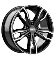 Fondmetal Alke 8,5x20 ET35 5x108 75 glossy black machined