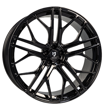 mbDESIGN SF1 9,5x22 ET45 5x112 75 schwarz glänzend lackiert