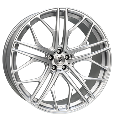 mbDESIGN SF1 9,5x22 ET45 5x108 75 lichtsilber glänzend lackiert