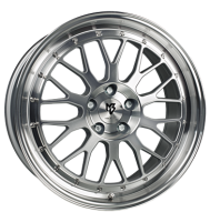 mbDESIGN LV1 7x17 ET45 5x114,3 75 Silber glänzend...