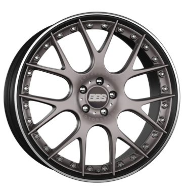 BBS CH-R II 10x22 ET38 5x120 72,5 platinum/schwarz