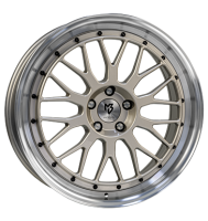 mbDESIGN LV1 7x17 ET45 5x112 75 champagner glänzend...