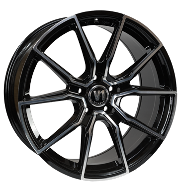 V1 Wheels V1 8,5x19 ET45 5x112 66,6 schwarz hochglanzpoliert
