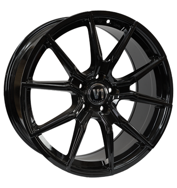 V1 Wheels V1 9x20 ET42 5x112 66,6 schwarz glänzend lackiert