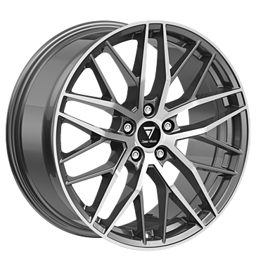 V1 Wheels DS2 8,5x19 ET40 5x112 66,6 daytona grau hochglanzpoliert