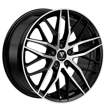 V1 Wheels DS2 8,5x19 ET48 5x112 66,6 schwarz hochglanzpoliert