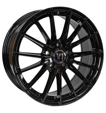 V1 Wheels V2 8,5x20 ET35 5x112 72,6 schwarz glänzend lackiert