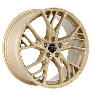 V1 Wheels V7 8,5x19 ET44 5x112 66,6 light champagner