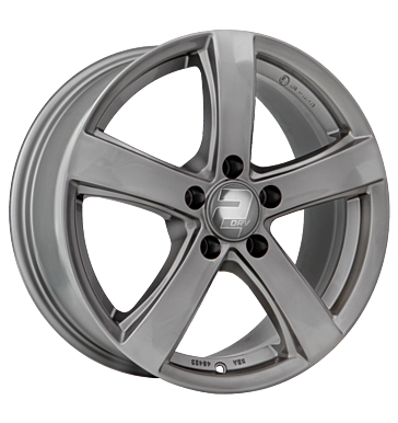 2DRV WH24 7,5x17 ET44 5x108 65,1 daytona grau