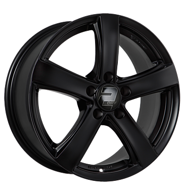 2DRV WH24 7,5x17 ET45 5x112 66,6 schwarz matt