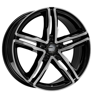 2DRV WH11 7,5x17 ET28 5x112 66,6 schwarz hochglanzpoliert