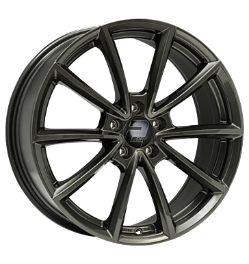 2DRV WH28 8x19 ET35 5x120 72,6 dark gunmetal lackiert