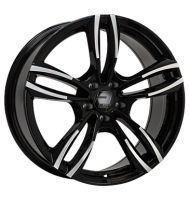 2DRV WH29 8,5x18 ET35 5x112 66,6 schwarz hochglanz poliert
