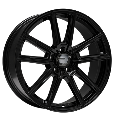 2DRV WH30 7,5x17 ET45 5x112 66,6 schwarz glanz lackiert