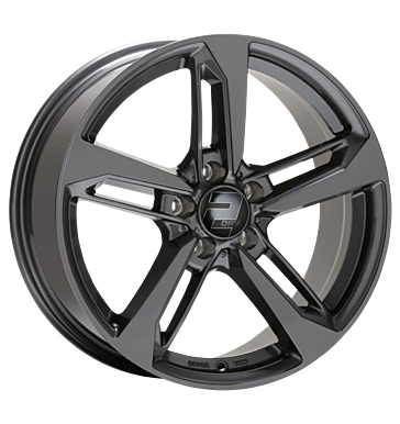 2DRV WH36 8x18 ET30 5x112 66,6 dark gunmetal lackiert