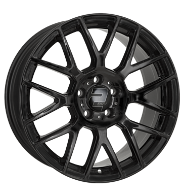 2DRV WH26 7,5x17 ET35 4x100 63,4 schwarz glänzend lackiert