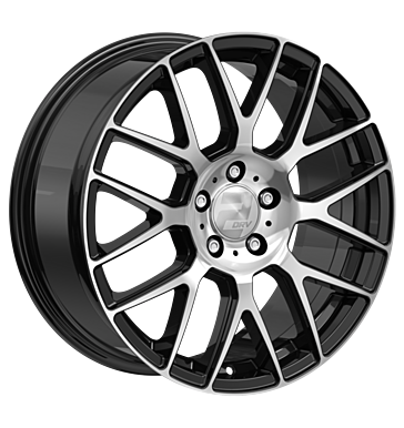 2DRV WH26 8x18 ET35 5x100 63,4 schwarz hochglanzpoliert
