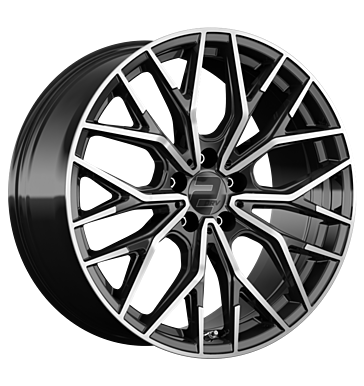 2DRV WH37 8x18 ET30 5x112 66,6 schwarz hochglanzpoliert