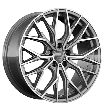 2DRV WH37 8,5x20 ET25 5x112 66,6 daytona grau hochglanzpoliert