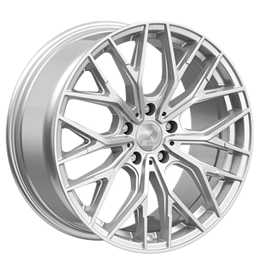2DRV WH37 8,5x20 ET35 5x112 66,6 race silber lackiert