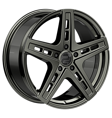 2DRV WH38 9x20 ET40 5x108 72,6 dark gunmetal lackiert