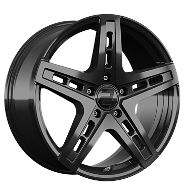 2DRV WH38 9,5x22 ET35 5x112 66,6 schwarz glänzend lackiert