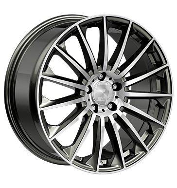 2DRV WH39 9x20 ET35 5x112 66,6 dark gunmetal hochglanzpoliert