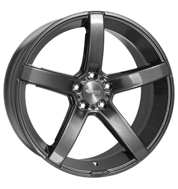Brock B35 8,5x19 ET43 5x112 66,6 titan metallic