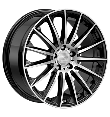 2DRV WH39 10,5x22 ET35 5x114,3 72,6 schwarz hochglanzpoliert
