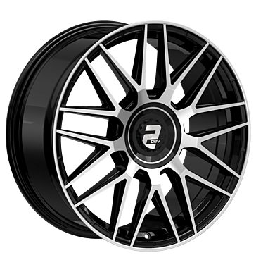 2DRV WH43 9x20 ET35 5x114,3 72,6 schwarz hochglanzpoliert