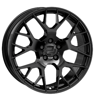 2DRV WH47 8x18 ET40 5x112 66,6 schwarz glanz lackiert