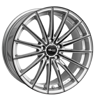 Brock B36 7,5x17 ET45 5x108 72,6 kristallsilber black