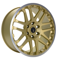 Eta Beta Combat 10x22 ET15 5x112 66,6 gold matt lip polish