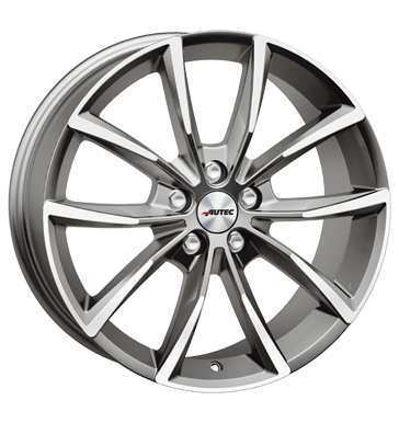 Autec Astana 8x19 ET30 5x112 66,6 titansilber poliert