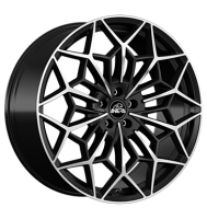 Antera A105 8,5x20 ET42 5x108 75 Piano Black Diamond
