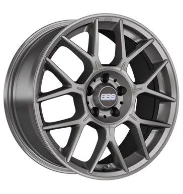 BBS XR 8x18 ET37 5x112 82 platinum silber