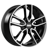 Fondmetal Koros 8x19 ET48 5x112 66,5 glossy black machined