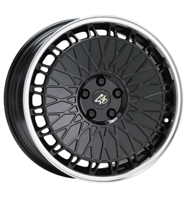 Eta Beta EB40 8,5x19 ET25 5x108 73,06 matt black lip polish