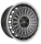 Eta Beta EB40 8,5x19 ET50 5x112 78,1 matt black face + lip