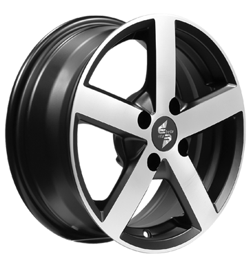 Eta Beta Eros 6,5x16 ET40 4x100 56,6 black matt polish