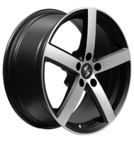 Eta Beta Eros 7x16 ET43 5x112 66,6 black matt polish