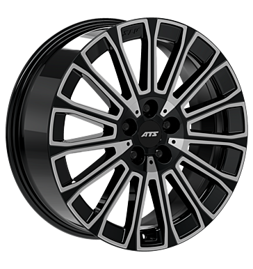 ATS Obsession 8x19 ET45,1 5x120 64,1 diamond-black frontpolished