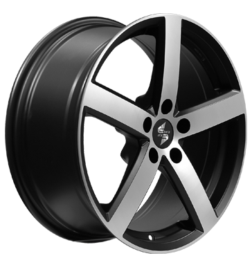 Eta Beta Eros 7,5x18 ET38 5x100 67,1 black matt polish