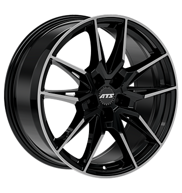 ATS Force 8,5x19 ET38 5x120 72,6 diamond-black frontpolished