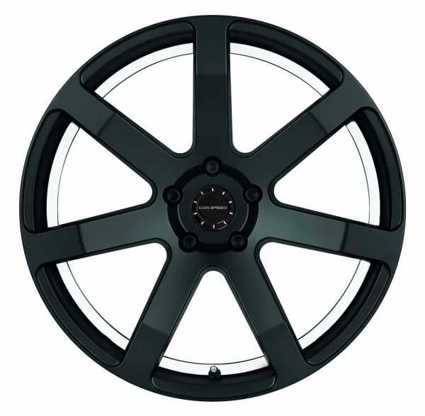 CORSPEED CHALLENGE 10,5x21 / 5x120 ET40 Mattblack Puresports / undercut Color Trim weiss