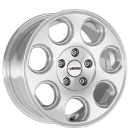 Autec Yuna 6x15 ET30 4x100 66,6 brillantsilber-lackiert