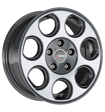 Autec Yuna 6x15 ET30 4x100 66,6 graphit poliert
