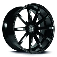 CORSPEED DEVILLE 10,5x22 / 5x112 ET25 Higloss-Black mit Spurplatte BCF22024