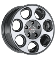 Autec Yuna 6x15 ET30 5x112 66,6 graphit poliert